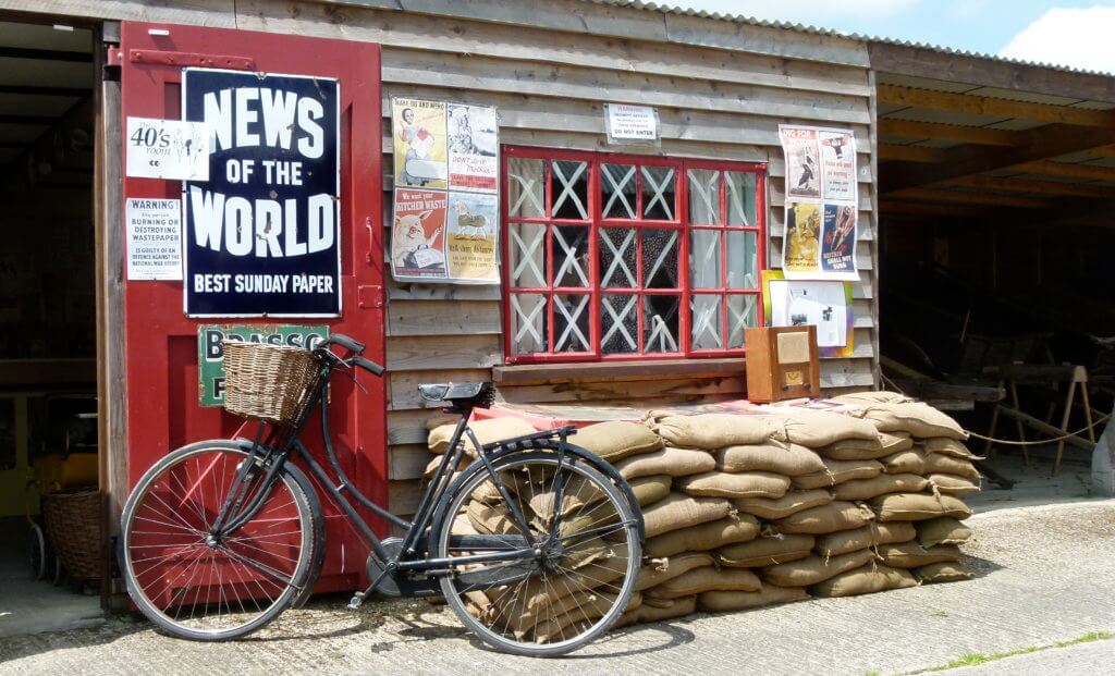 Pitstone Museum photo showing exterior of a shop