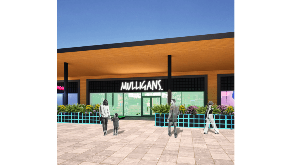 Outside Mulligans in hemel